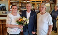 Rudi Jahn: Feier Diamantene Hochzeit Renate und Reinhard Stary, 05.08.2023 GH Vogl