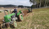 Rudi Jahn: Feldgemüse-Verein Josefsdorf - Ackern 7.4.2019