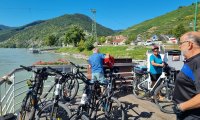 Schwarzinger, Fischer, Jahn: Radeln Wachau 06.08.2024 