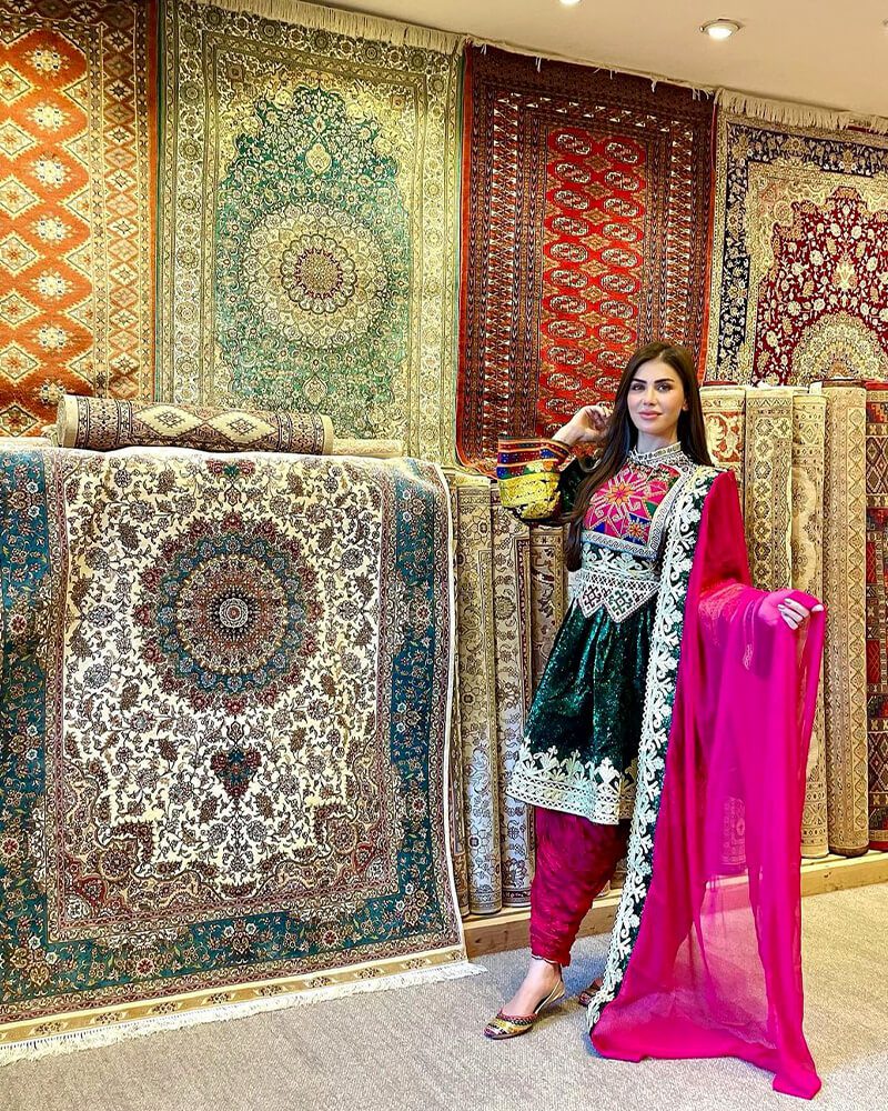 Afghanska traditionella klänning Art nr: PK 229 G