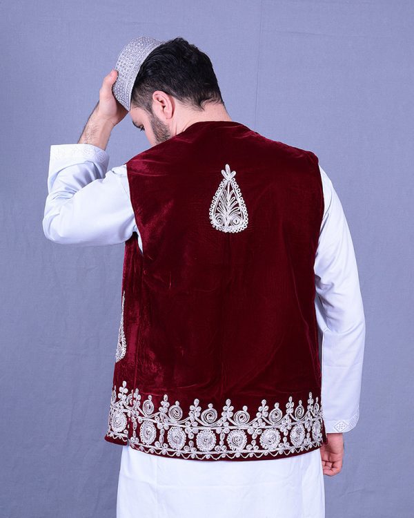 Afghanska herr kläder Afghanska traditionella väst