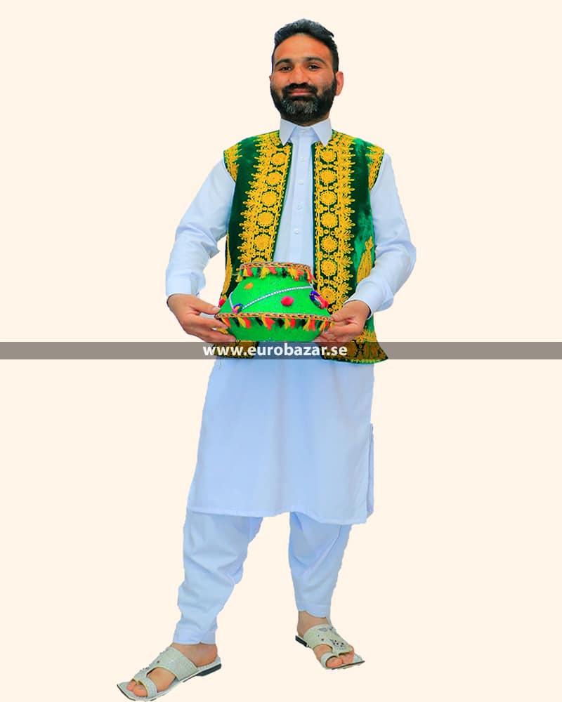 Traditionella  afghanska väst art nr: AF 028 M