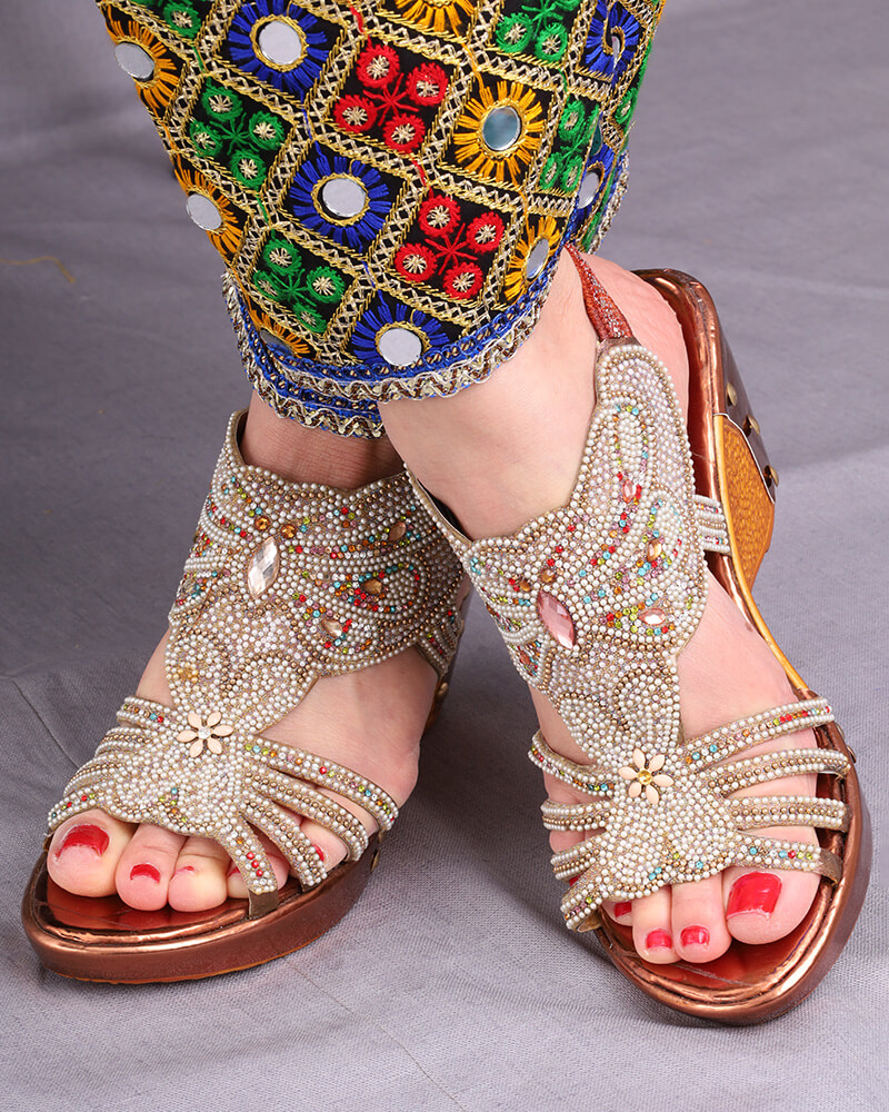 afghanska traditionella dam skor art nr:AF144746KF