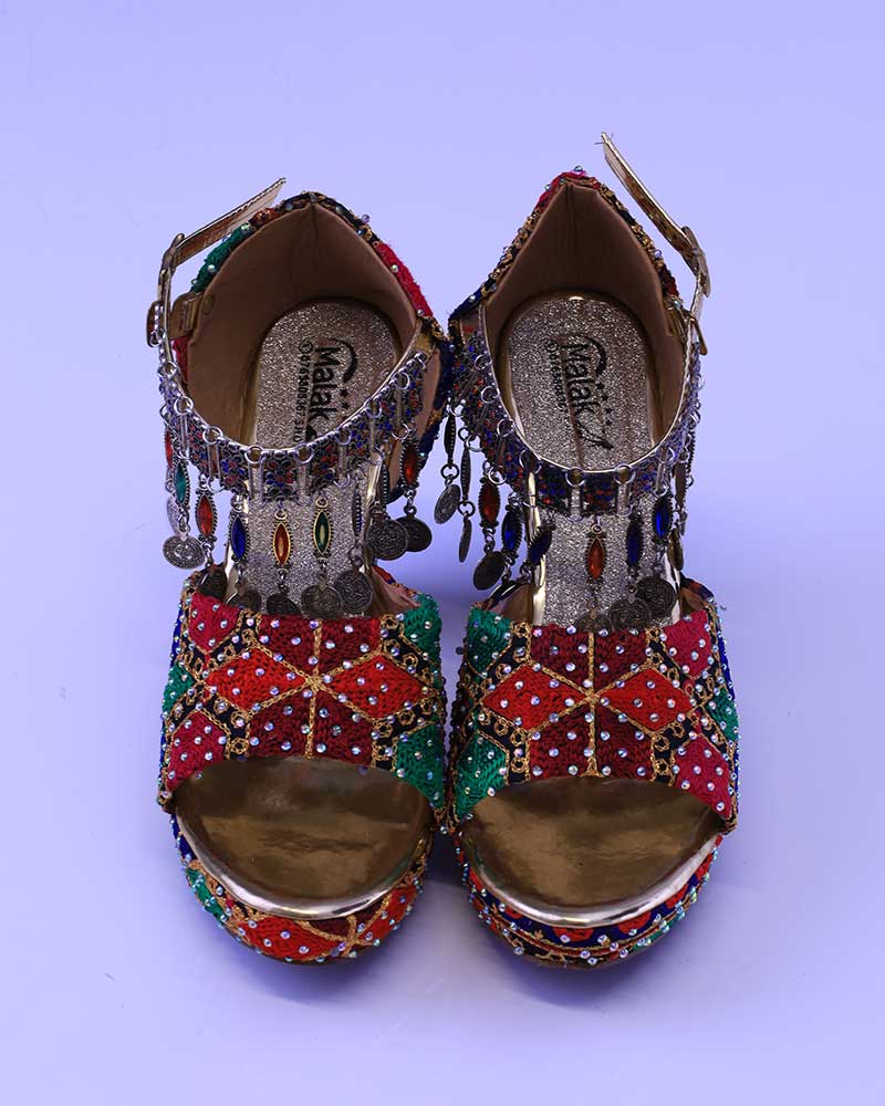  afghanska traditionella dam skor art nr: AF43KF