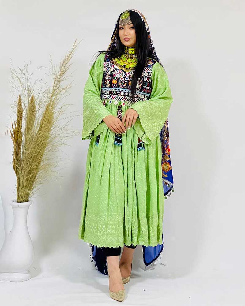 Afghansk traditionella klänning art nr:KLG29