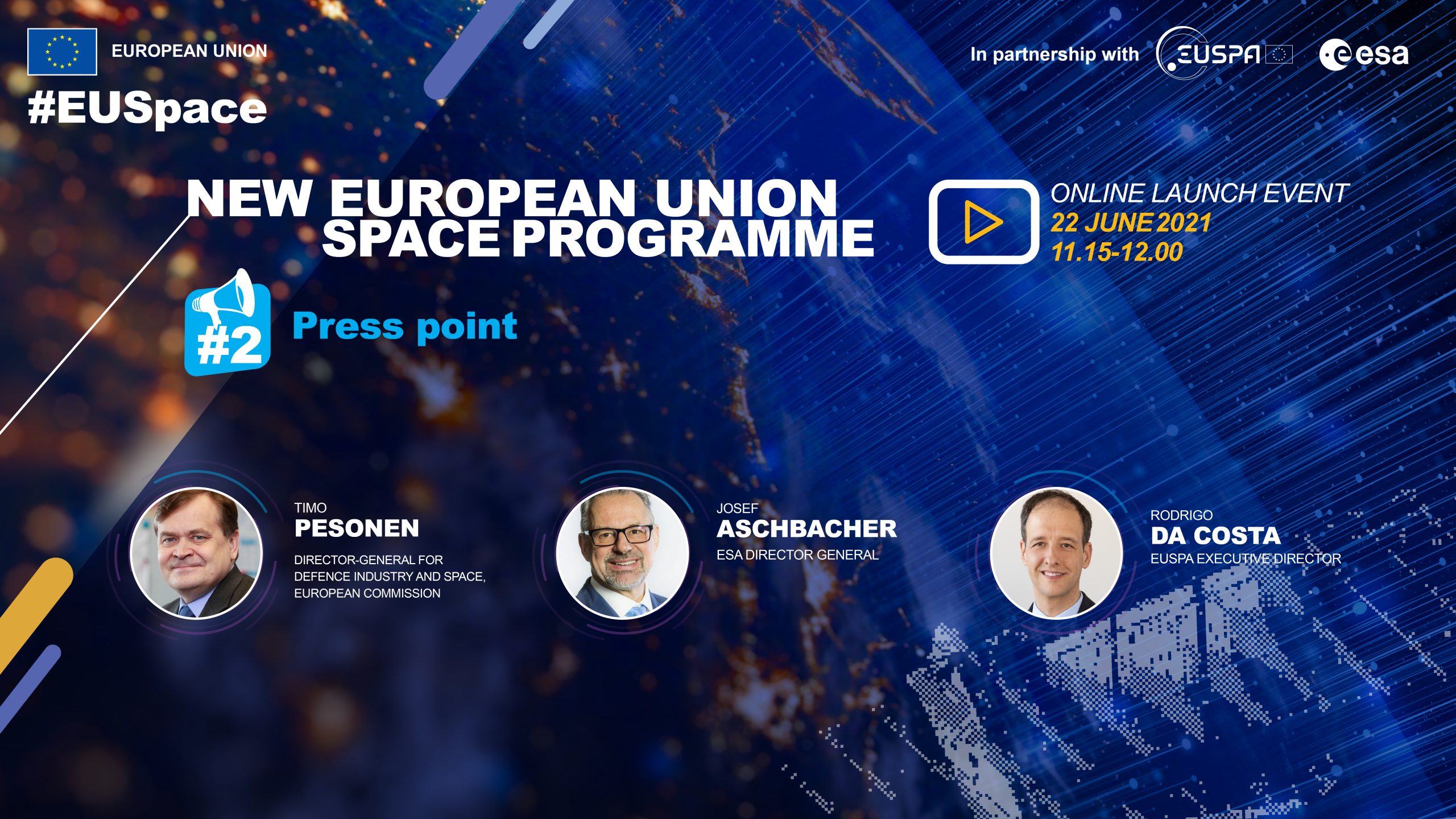 EU Space Launch – 22 June 2021 – Launch event of the European Union