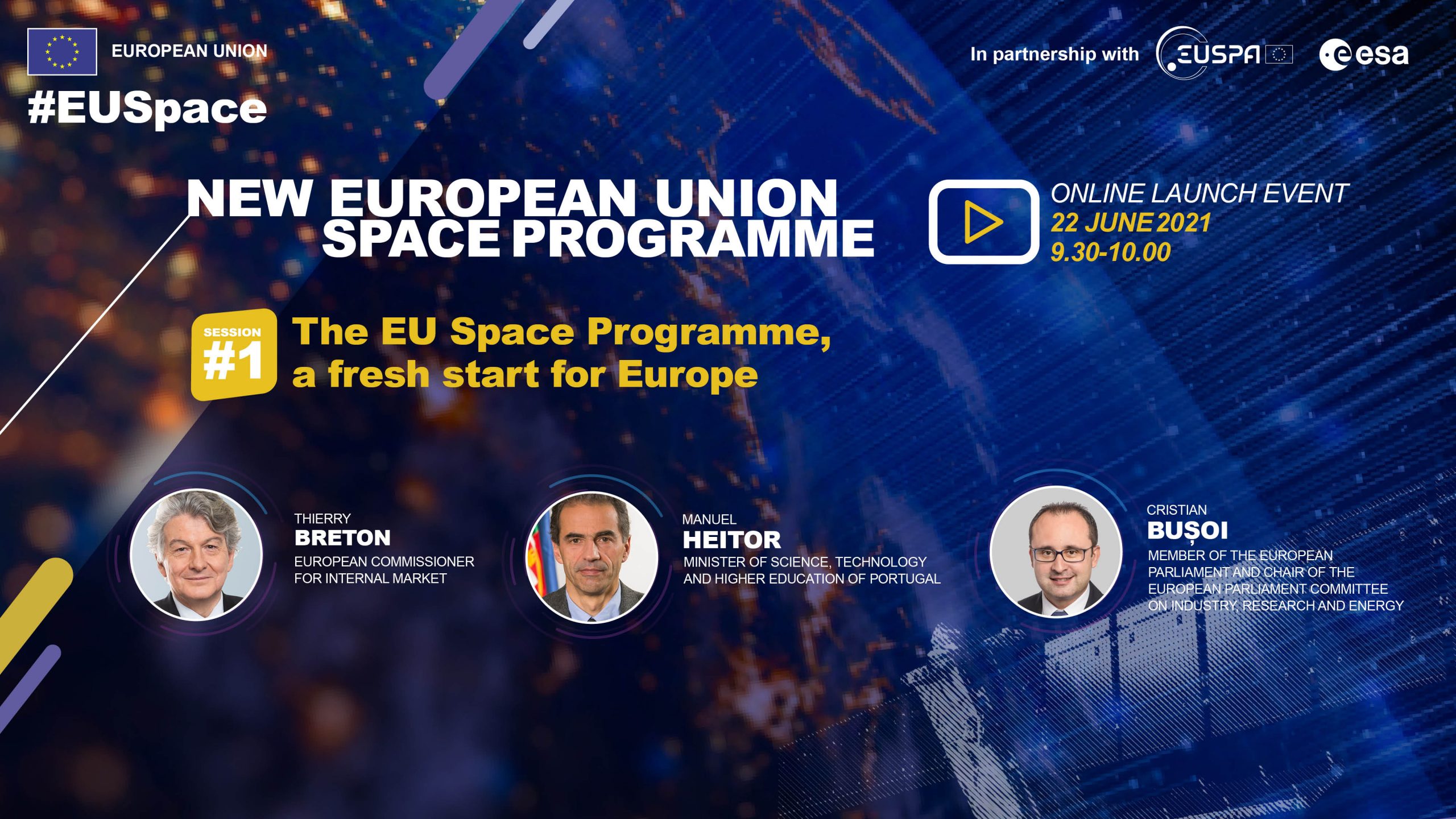 EU Space Launch – 22 June 2021 – Launch event of the European Union