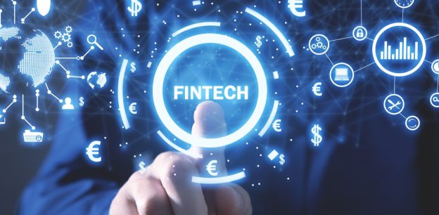 concept fintech future financial technology fitech