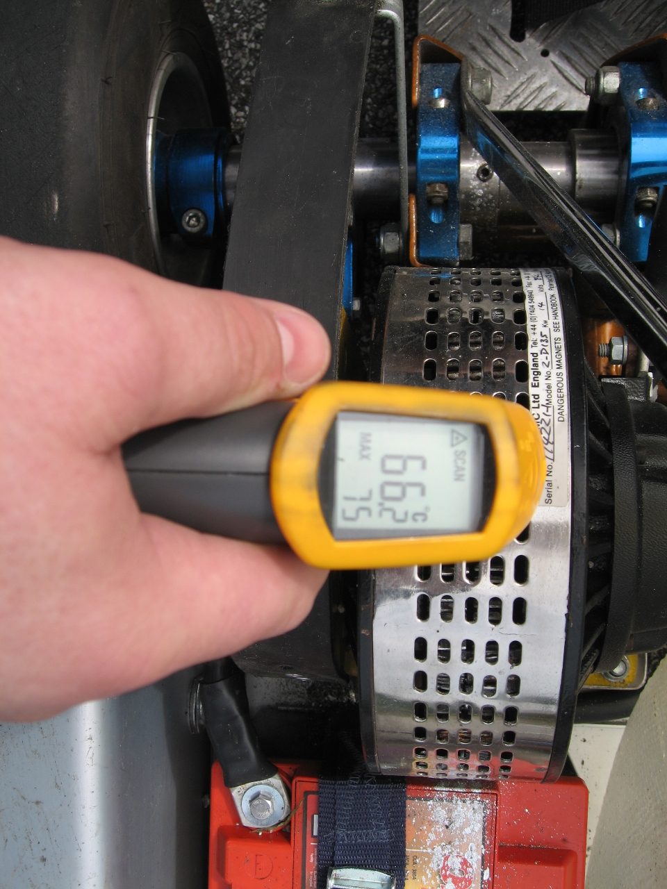 EV-Fun Burned Motor