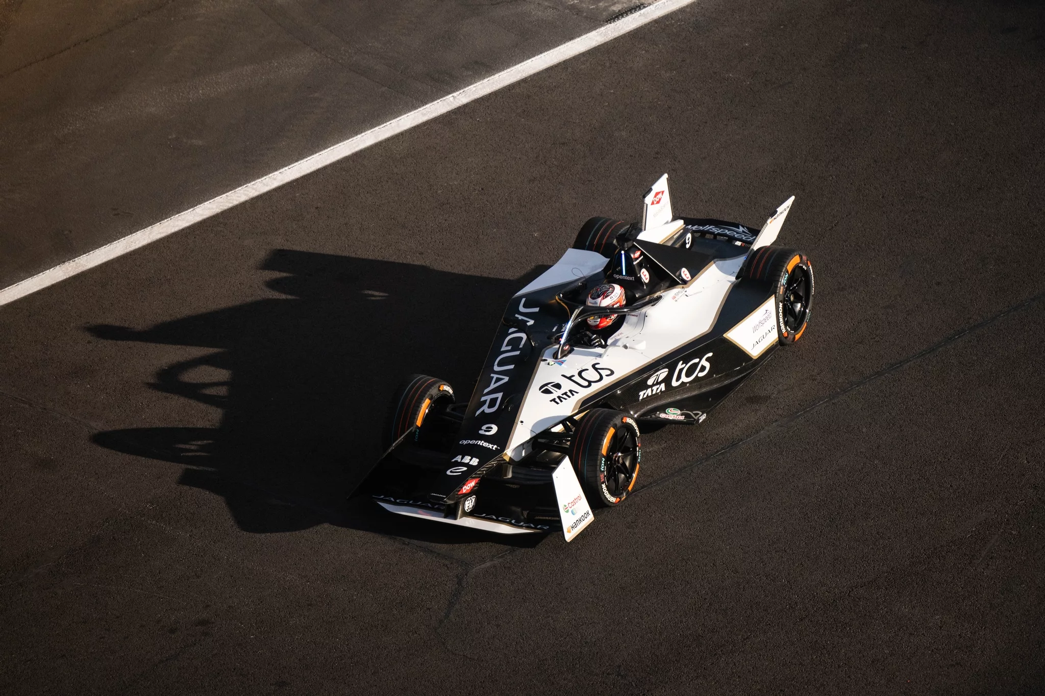 Mitch Evans (Jaguar TCS Racing) tijdens de eerste vrije training van de 2024 Mexico City E-Prix © Formula E