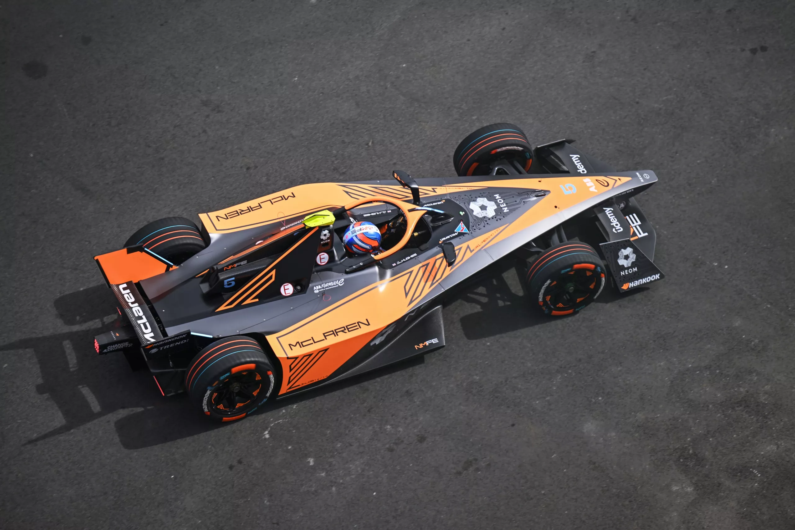 Jake Hughes (McLaren) during the first free practice, of the 2024 Mexico City E-Prix © Formula E