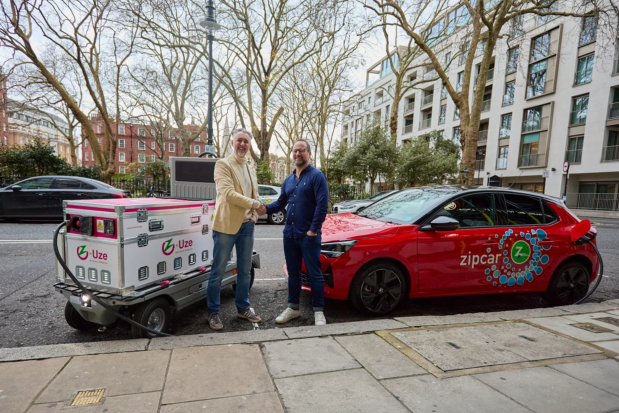 UZE en Zipcar UK sluiten een strategische samenwerking voor snelladen in Londen.