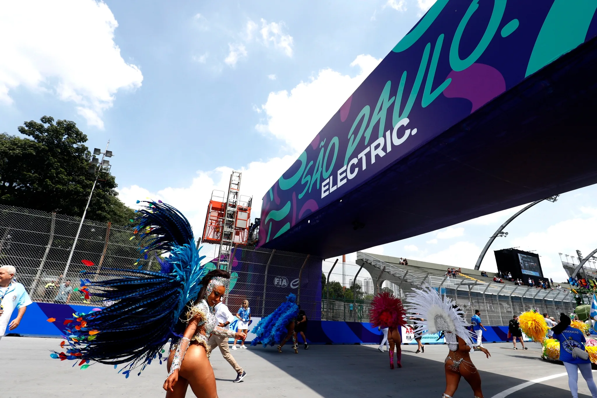 De 2023 Sao Paulo E Prix stond in het teken van caranval. © ABB FIA Formula E