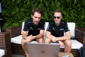 Stoffel Vandoorne en Jean-Éric Vergne (DS Penske) reageren na een teleurstellende Sao Paulo E-Prix © DS Performance