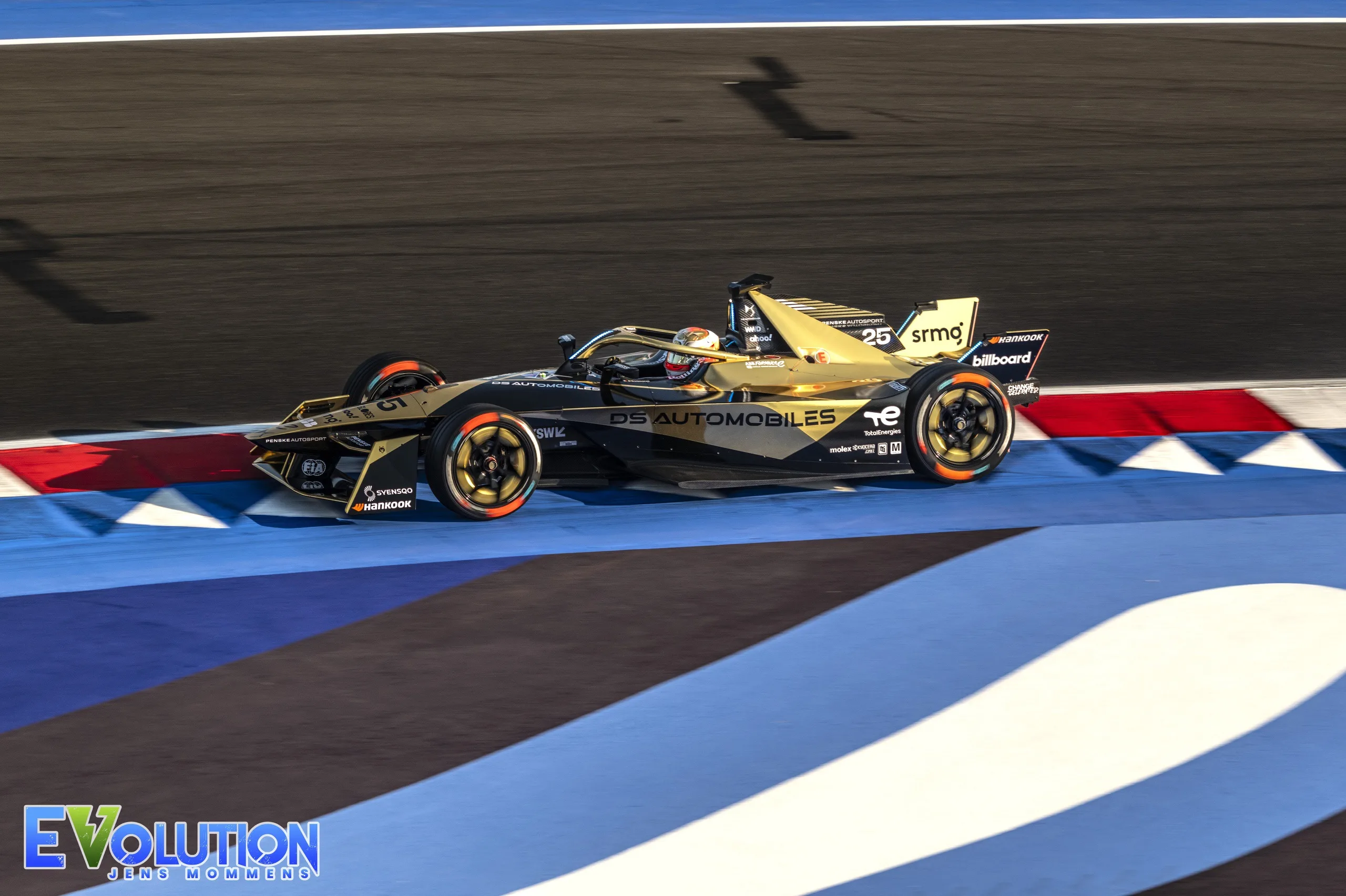 Jean-Éric Vergne (DS Penske) tijdens de tweede vrije training van de 2024 Misano E-Prix, ABB FIA Formula E © Momenol Images / Jens Mommens