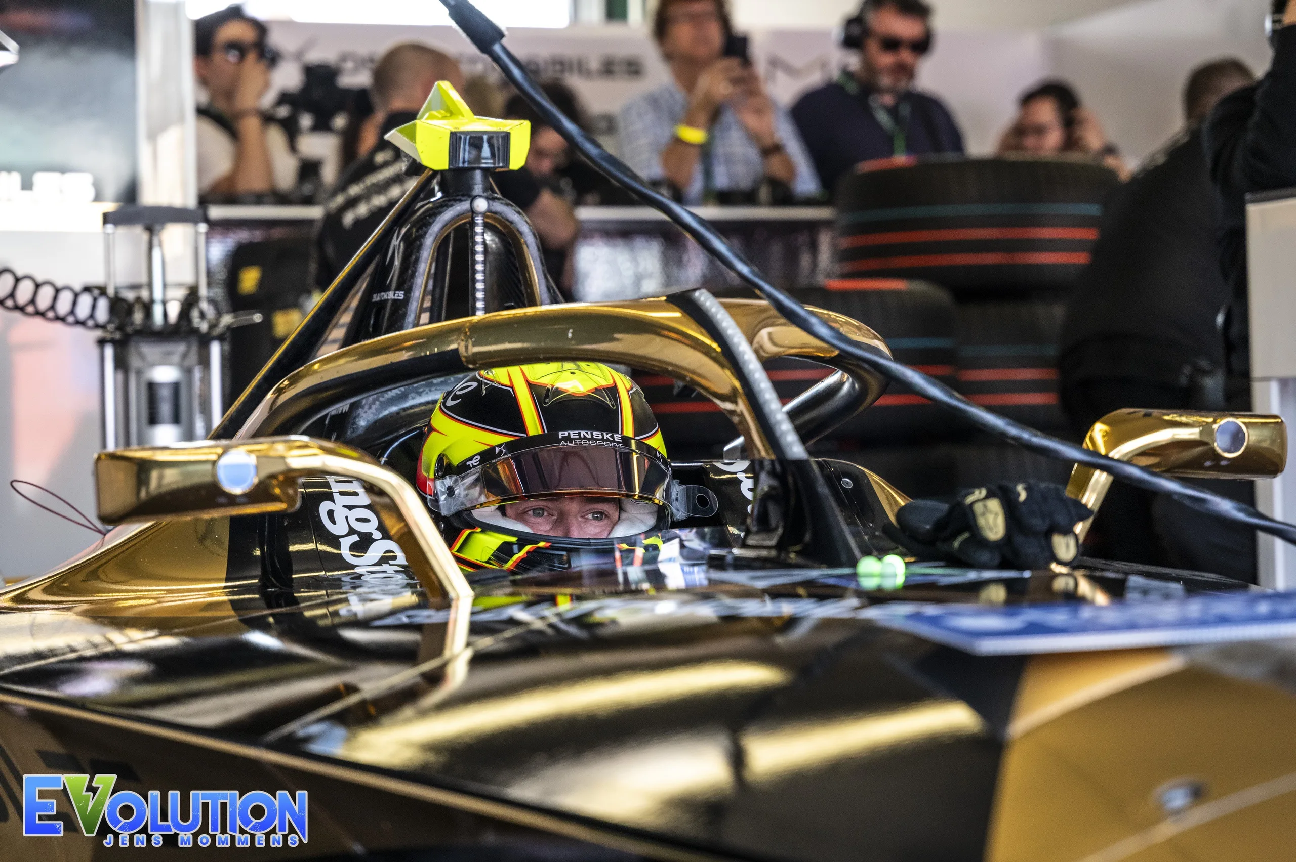 Stoffel Vandoorne (DS Penske) tijdens de 2024 Misano E-Prix.
