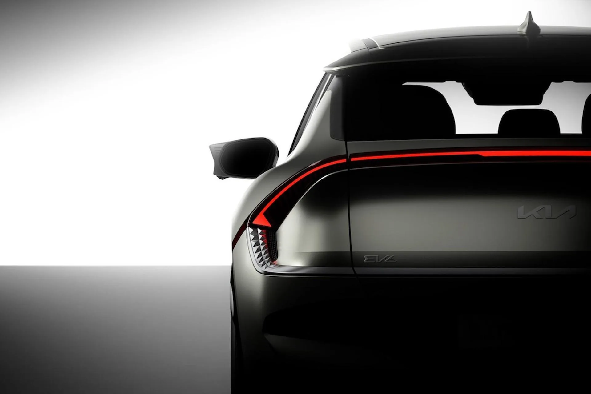 Teaser van de KIA EV6 facelift
