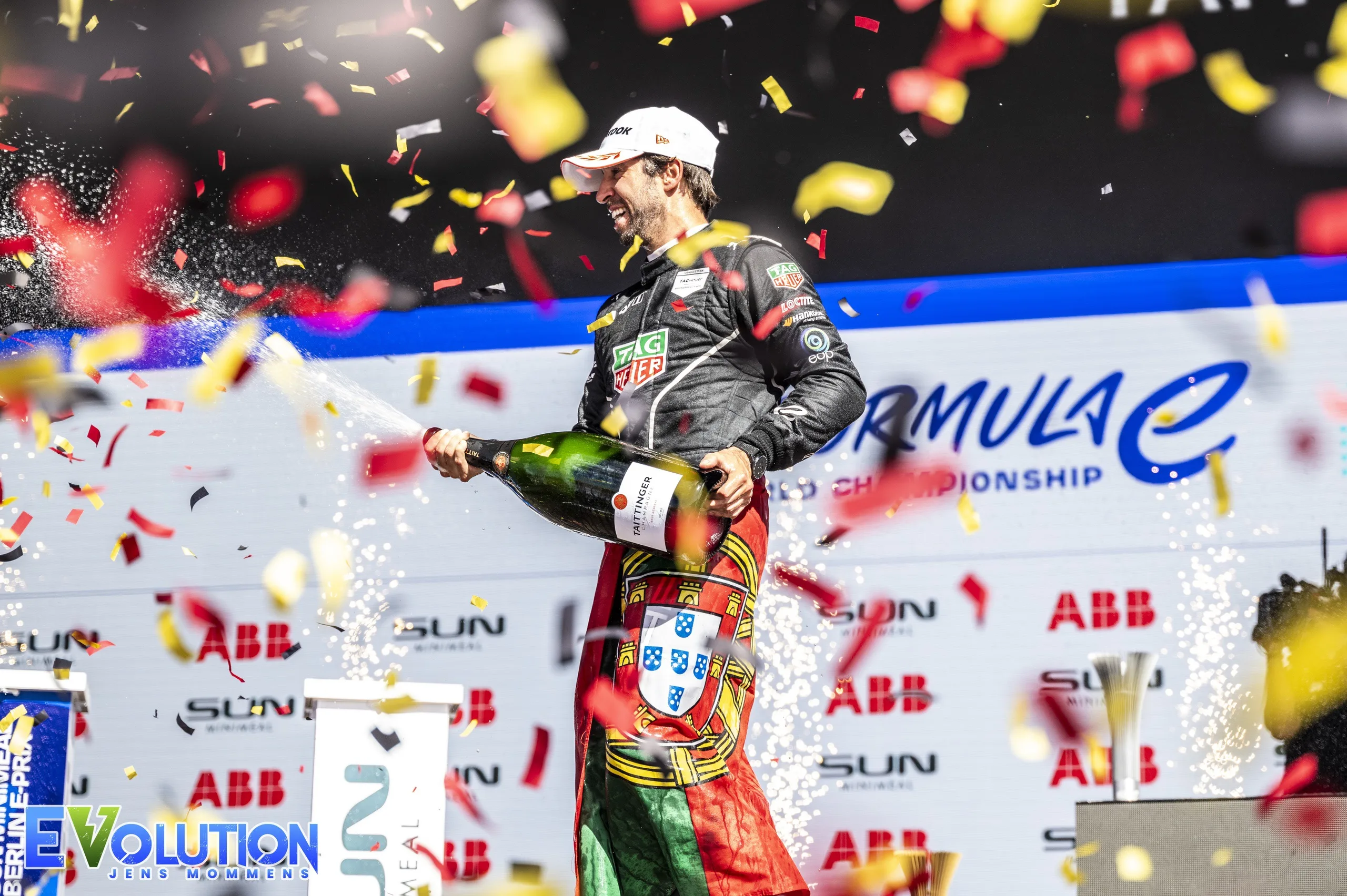 António Félix da Costa wint de tweede E-Prix van het weekend in Berlijn