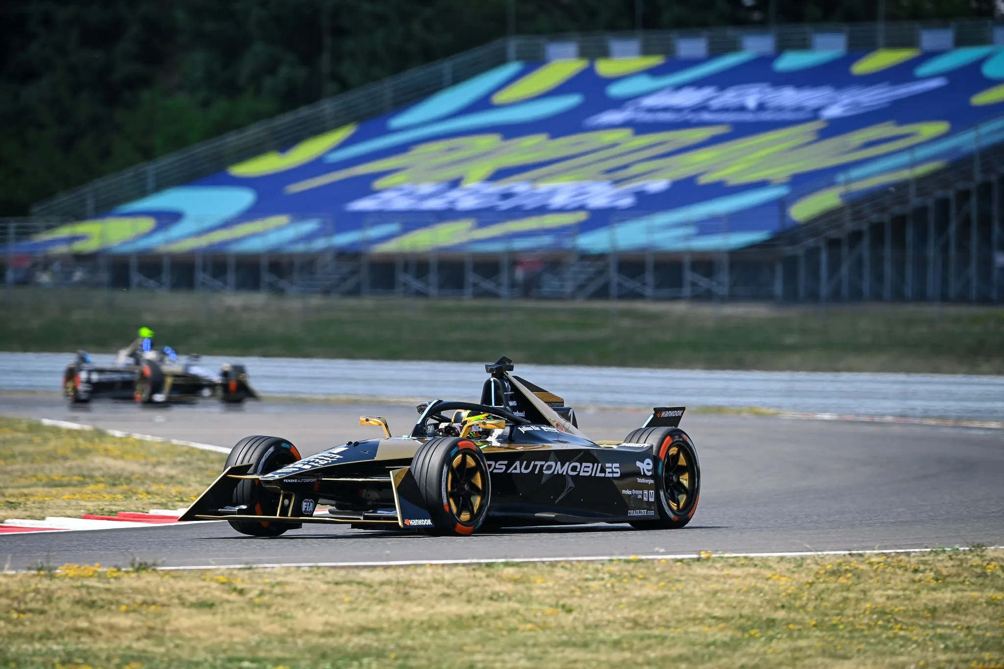 Stoffel Vandoorne (DS Penske) tijdens de 2023 Portland E-Prix