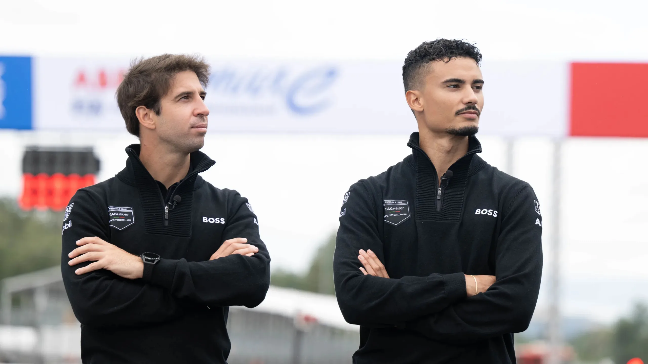 Antonio Felix da Costa en Pascal Wehrlein Porsche Formula E Team