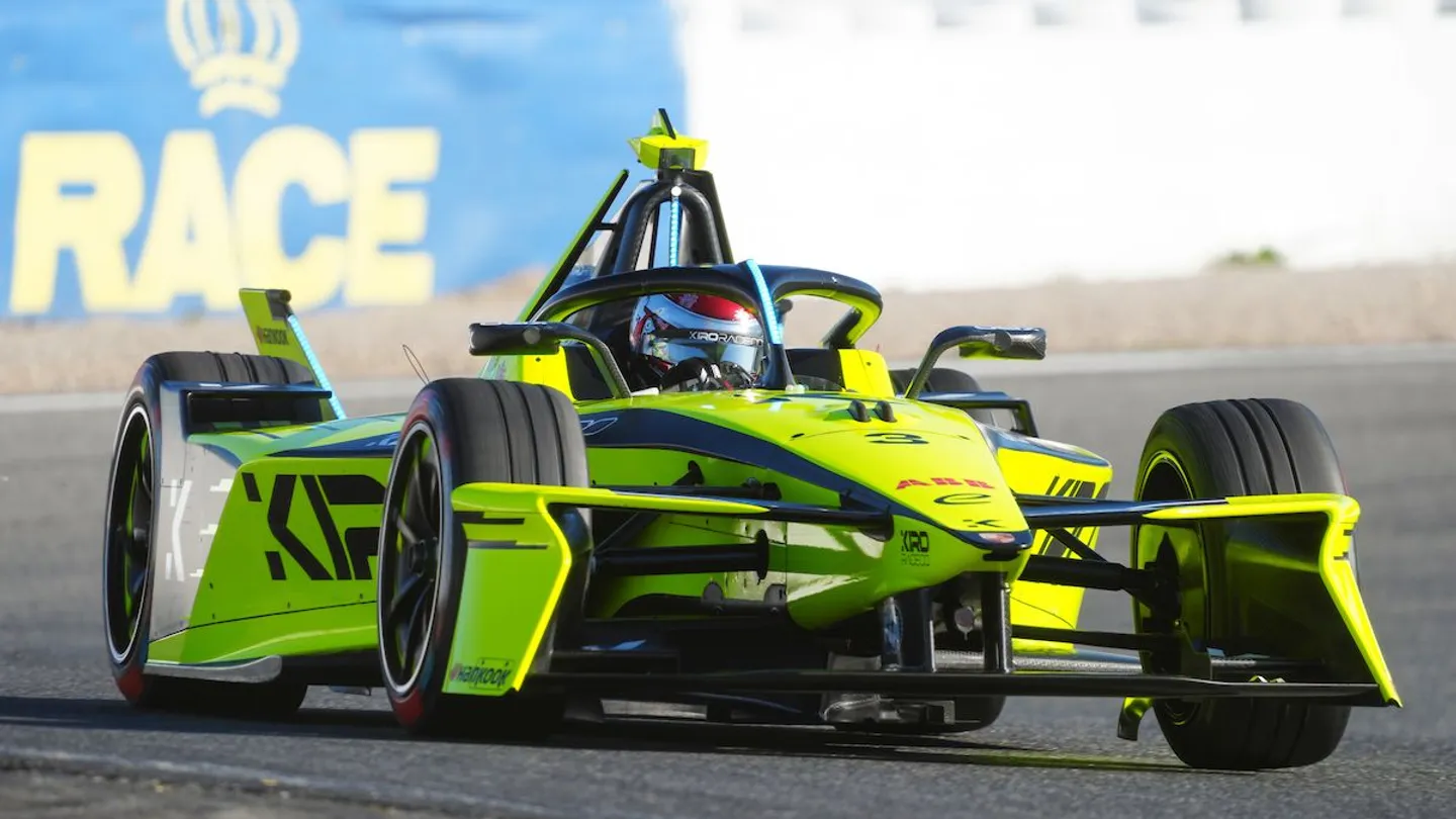 David Backmann (Kiro Race Co) zet de snelste tijd neer tijdens de pre-season testweek van het ABB FIA Formula E Wereldkampioenschap. © Formula E