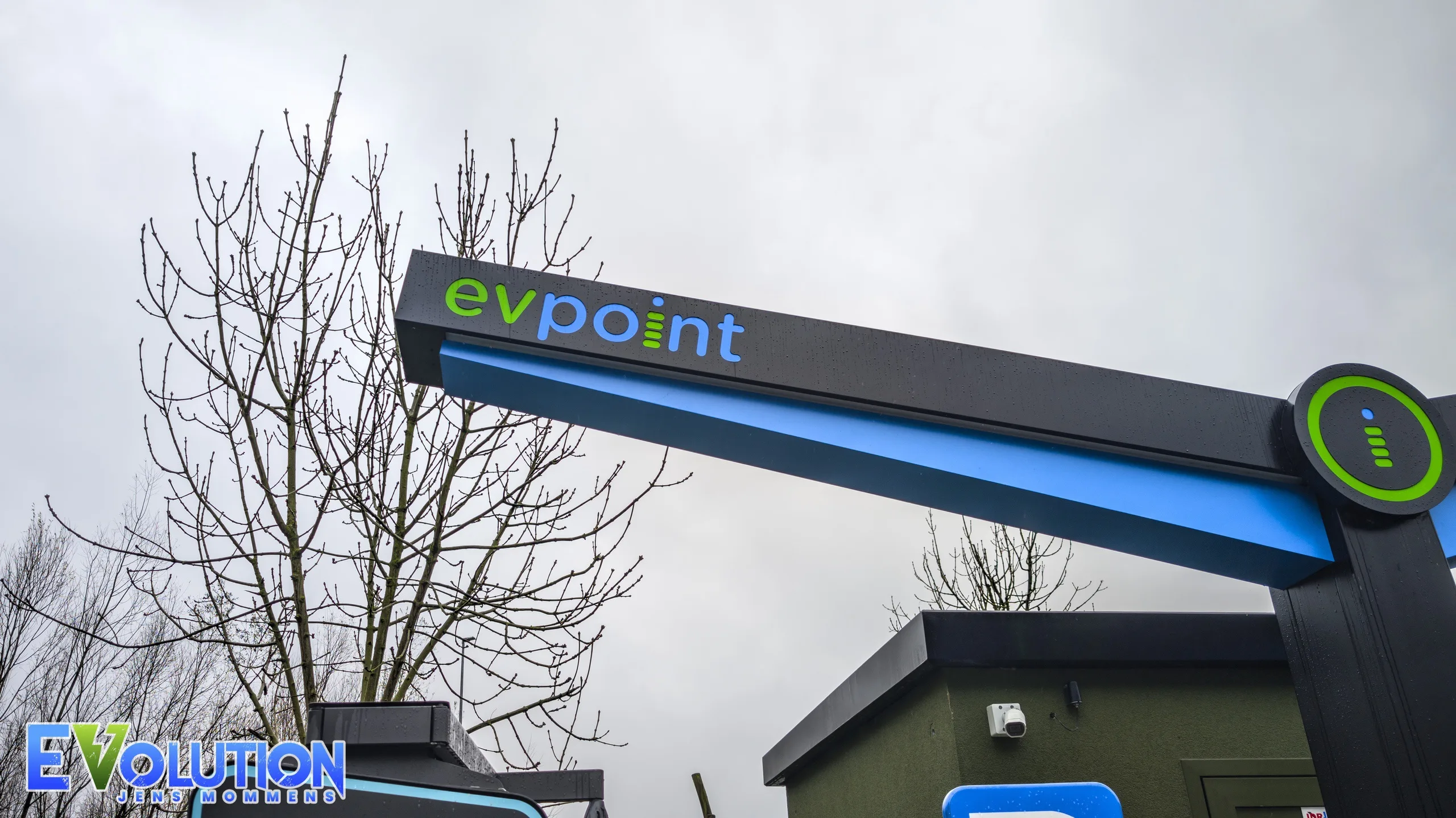 Het logo en de naam van EV Point