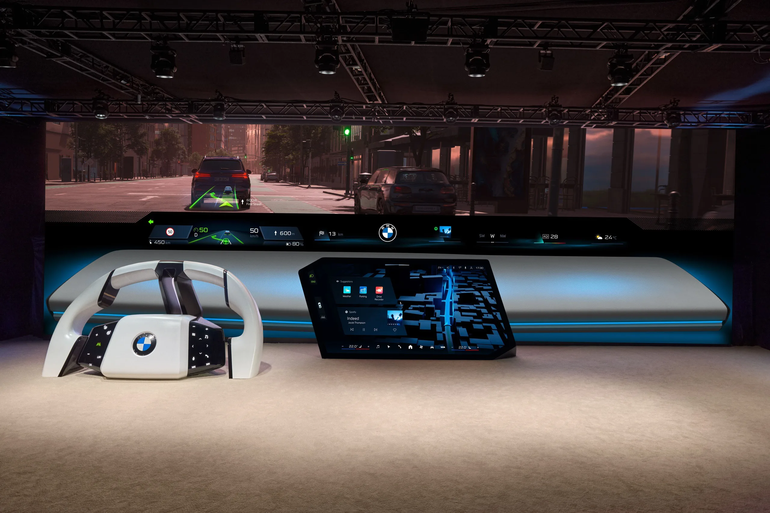 BMW Panoramic iDrive op de Neue Klasse met Operating System X