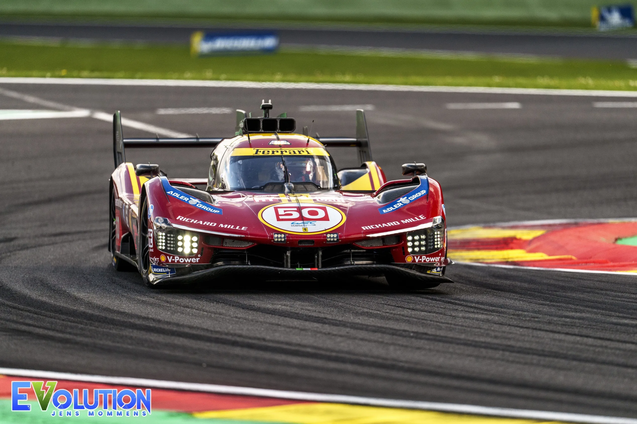 #50 Ferrari AF Corse with Antonio Fuoco, Miguel Molina and Nicklas Nielsen at the FIA WEC World Endurance Championship 2025 TotalEnergies 6 Hours of Spa-Francorchamps on 10 May 2025 at the Circuit de Spa-Francorchamps, Stavelot, Belgium