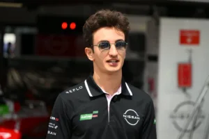 Gabriel Mini (Nissan) tijdens de Rookie Test in Berlijn © Formula E