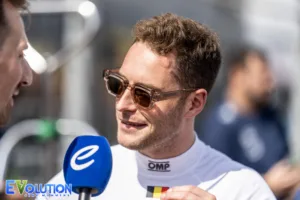 Stoffel Vandoorne (Maserati MSG Racing) tijdens de 2025 Berlin E-Prix op zondag 13 juli 2025.