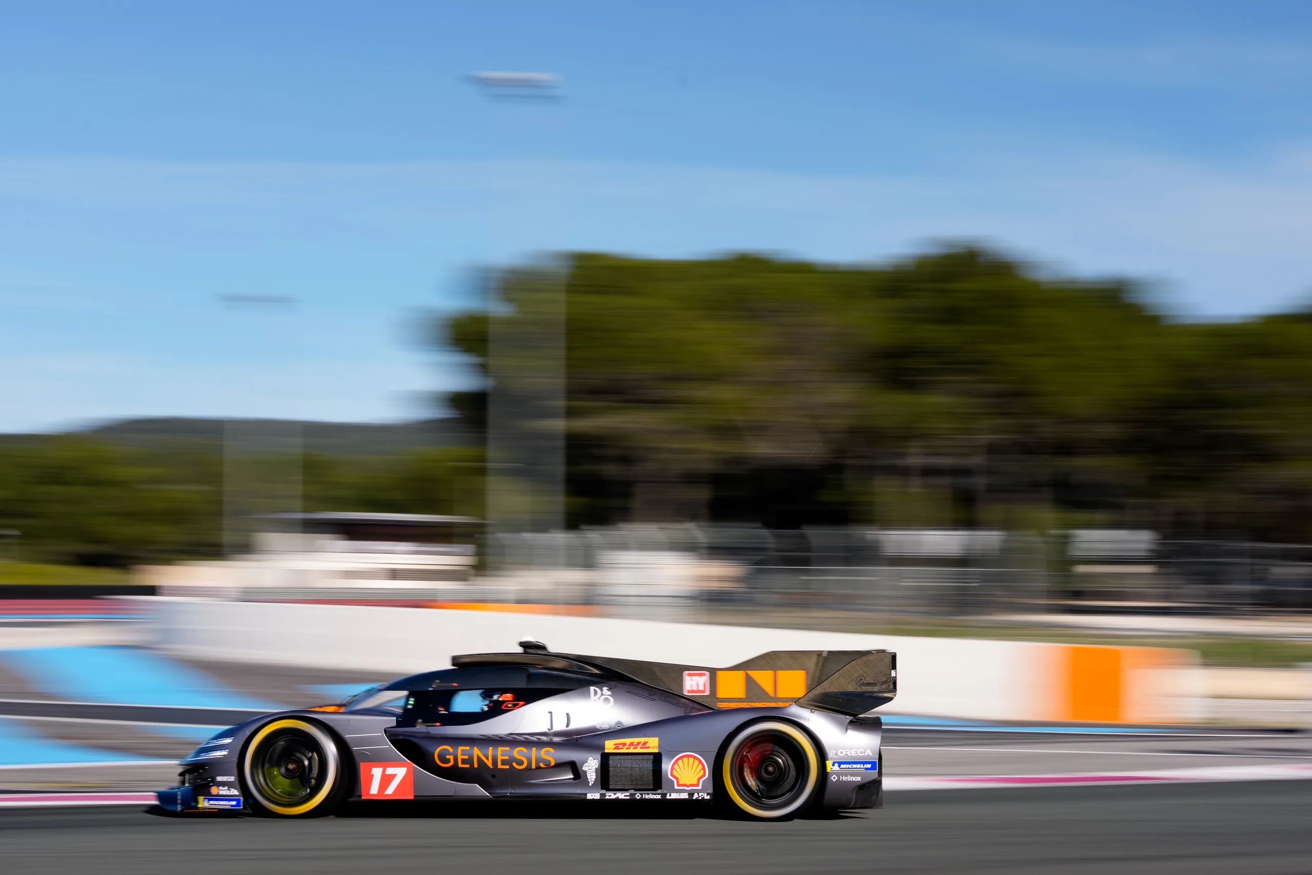 GMR-001 Hypercar van Genesis Magma Racing (Hyundai) in het FIA World Endurance Championship (FIA WEC)