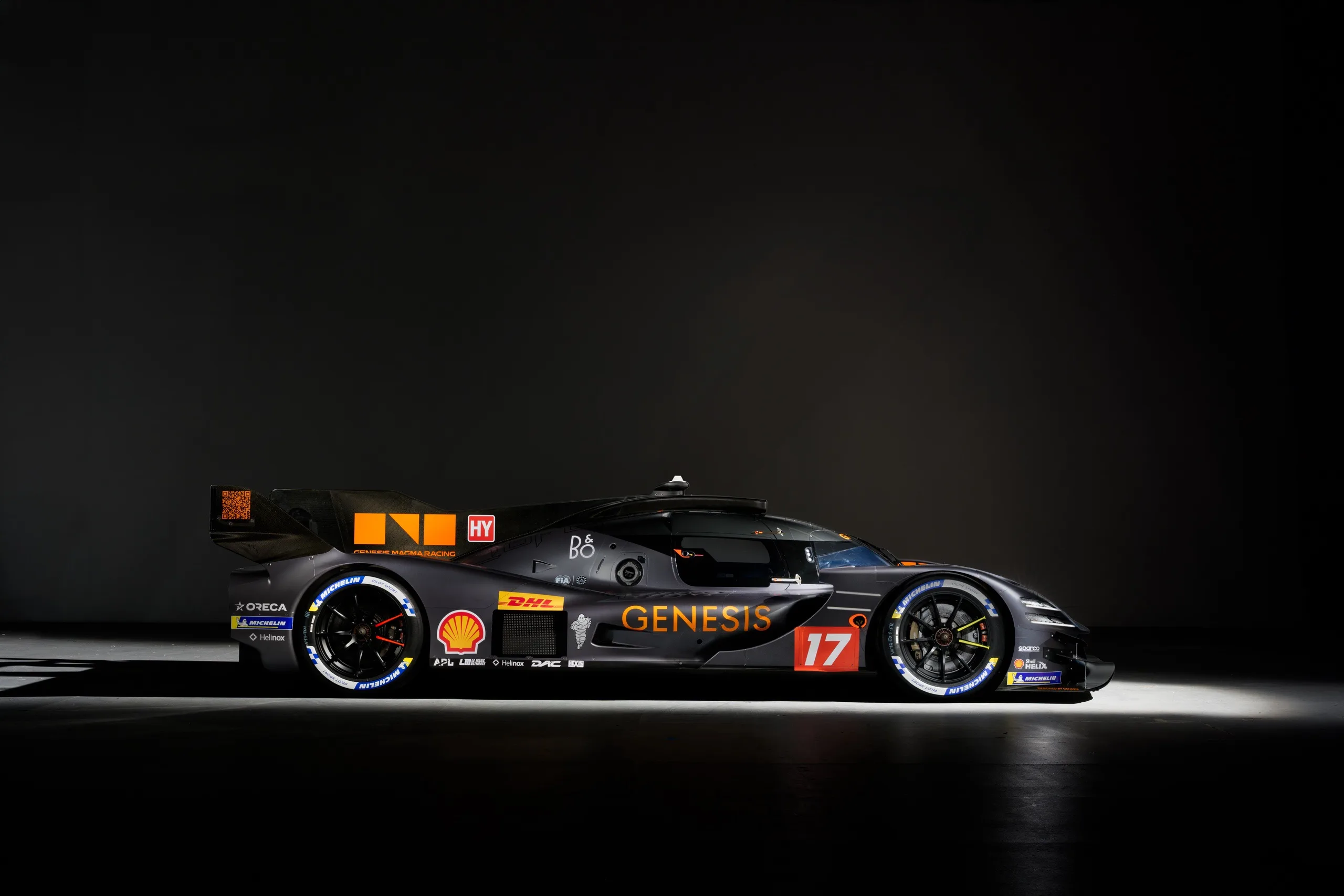 GMR-001 Hypercar van Genesis Magma Racing (Hyundai) in het FIA World Endurance Championship (FIA WEC)