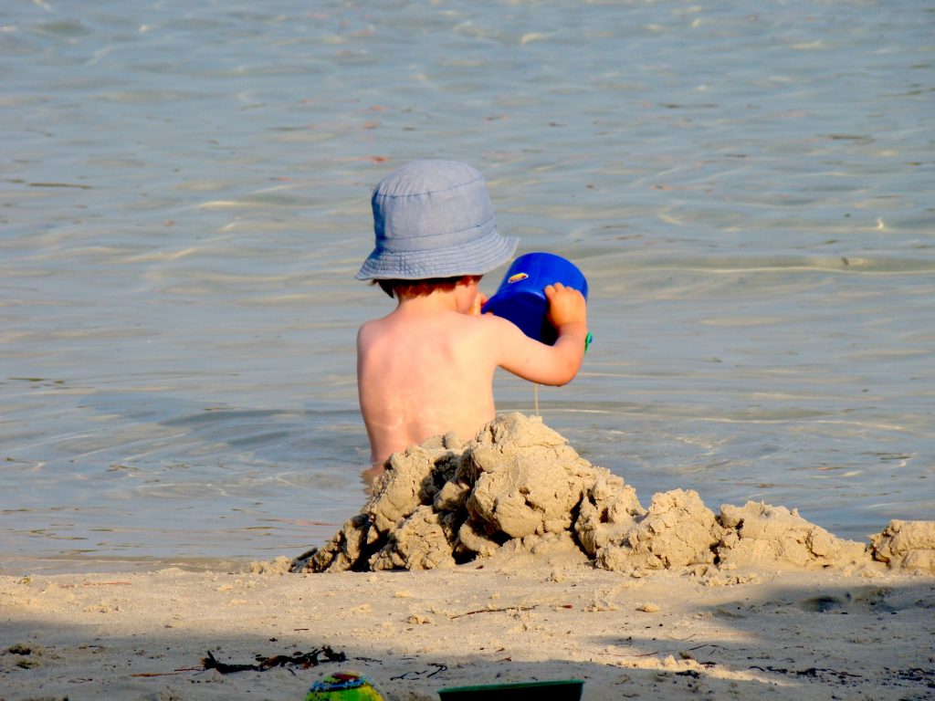 het strand - spelen