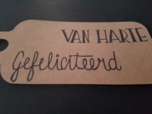 van harte gefeliciteerd