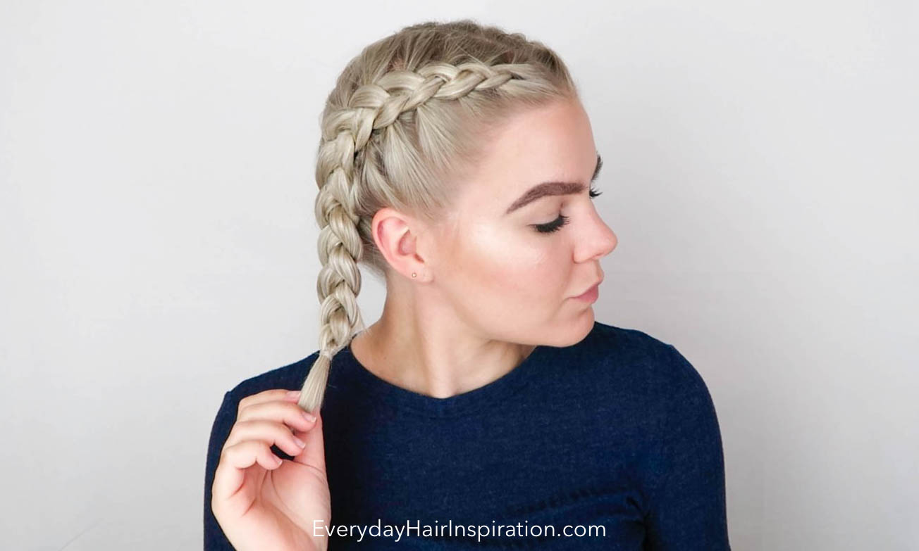 Double Side French Braids | Missy Sue - YouTube