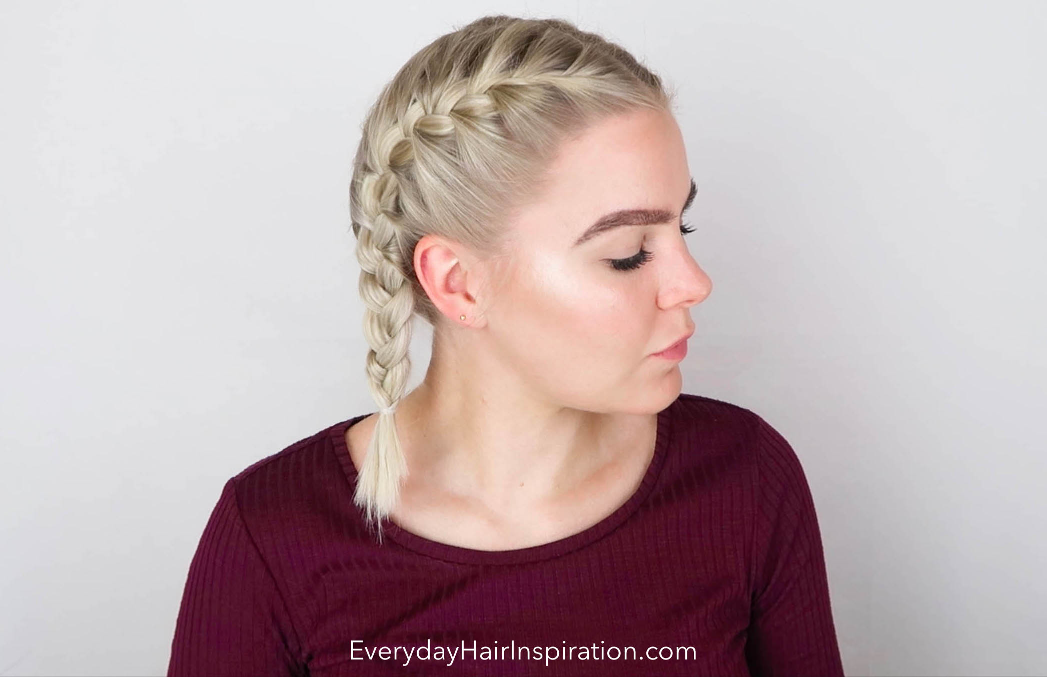 How to French Braid DIY Projects Craft Ideas  How Tos for Home Decor with  Videos