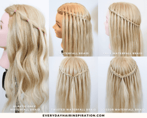 waterfall braids
