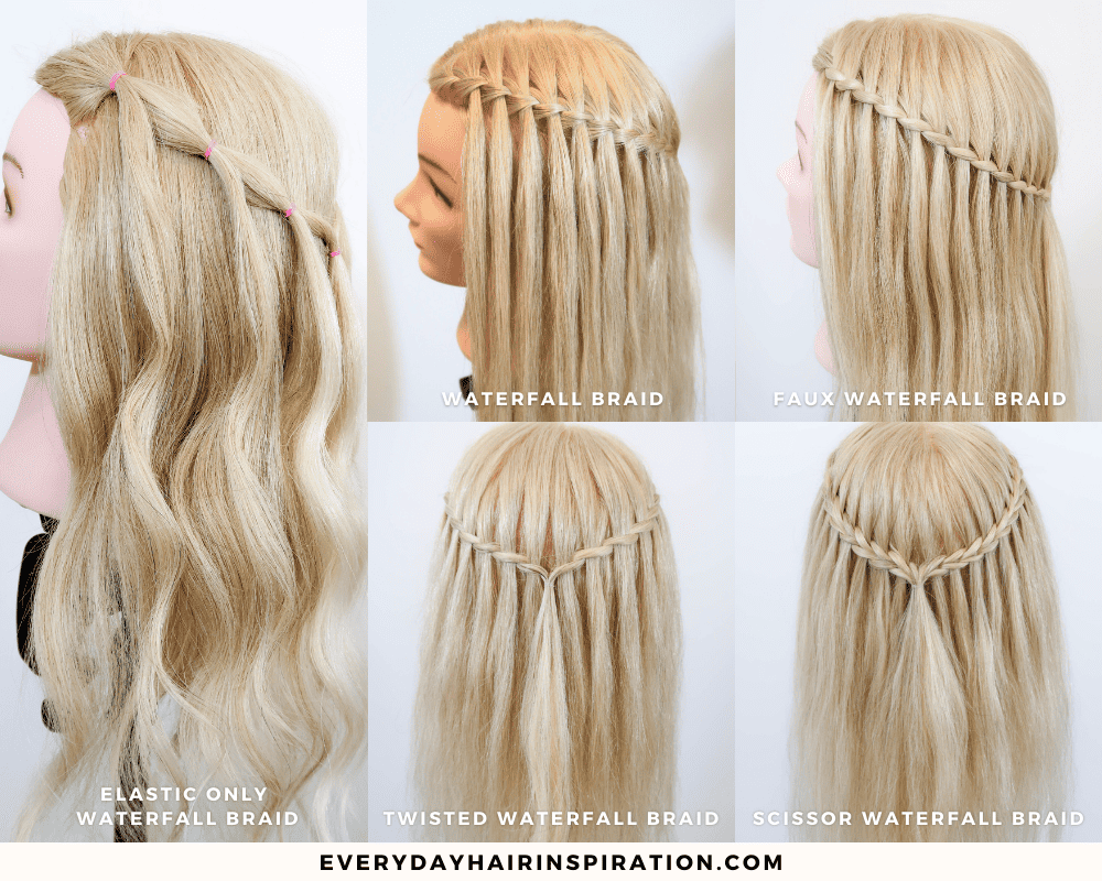 waterfall braids