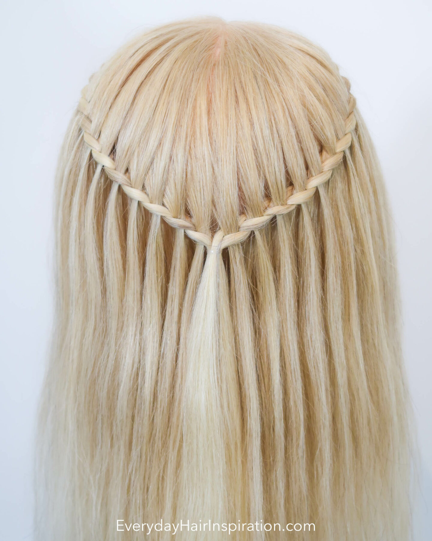 Vertical waterfall braid hairstyle tutorial  Hair Romance