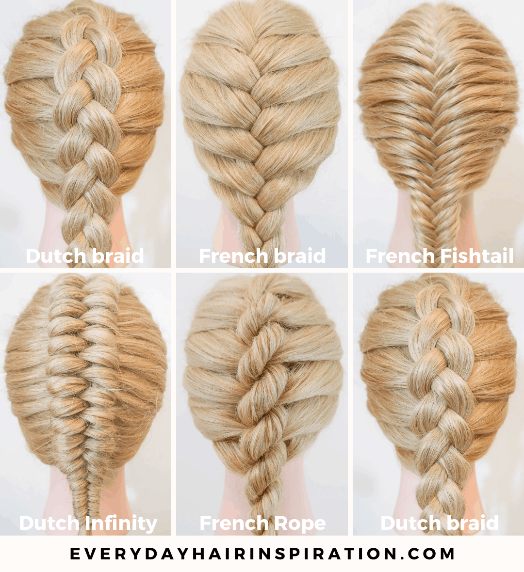 Easy Fishtail Braids For Beginners In 6 Different Ways - Everyday Hair  inspiration