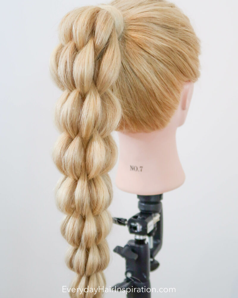 3D Pull Through Braid with Only Elastics * NO BRAIDING