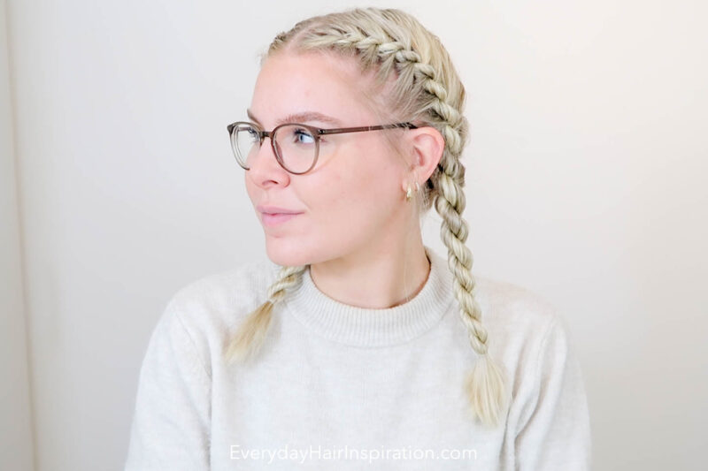 Double French Rope Braid Your Own Hair Everyday Hair inspiration