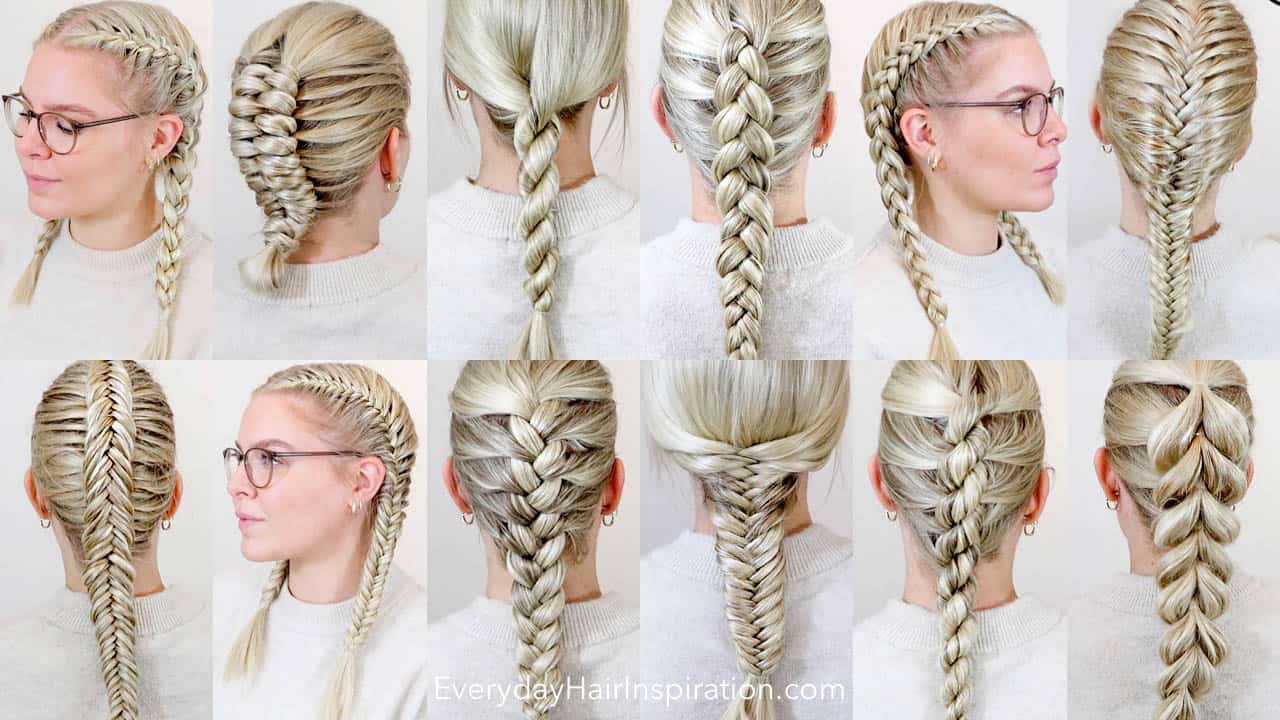 How To Braid Your Own Hair | 15 Must-Try Braids For An Everyday Hairstyle  Everyday Hair inspiration