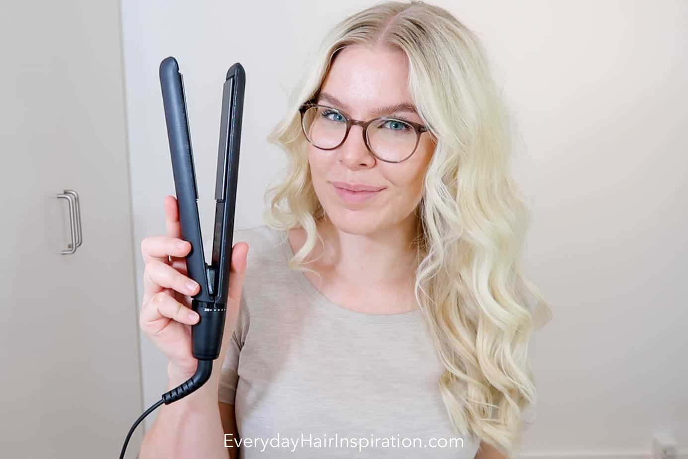 How To Curl Hair With A Hair Straightener – Long Lasting Curls - Everyday  Hair inspiration