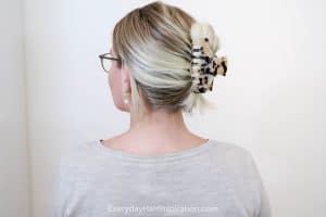 Claw clip hairstyles