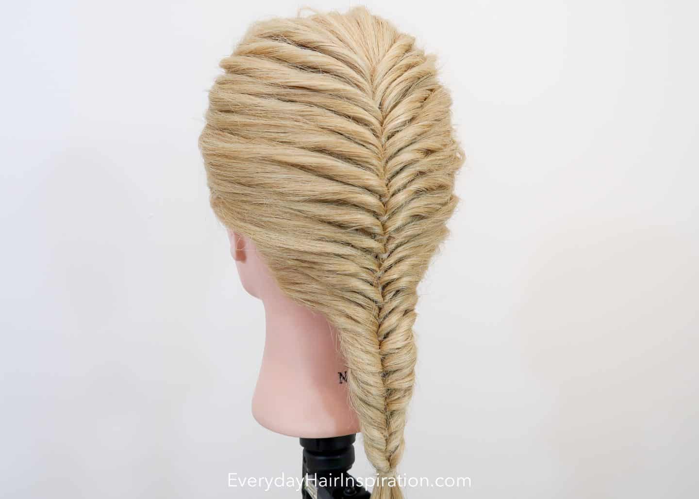 faux fishtail braid