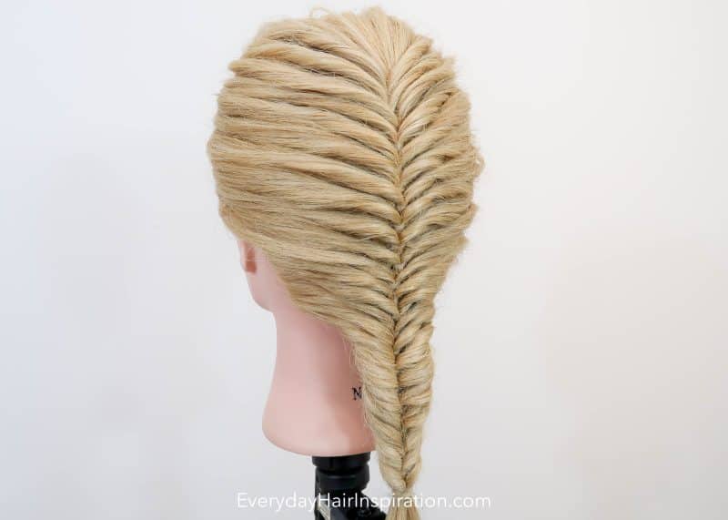 Easy Faux Fishtail Braid For Beginners How To Fake A Braid Everyday