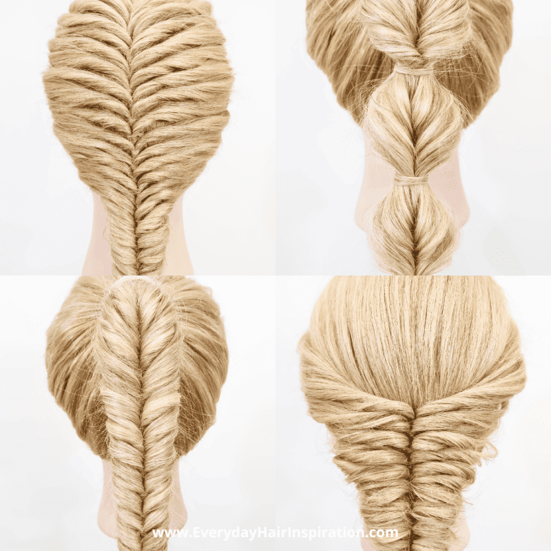 Double French Fishtail Braid Step By Step Guide - Everyday Hair inspiration