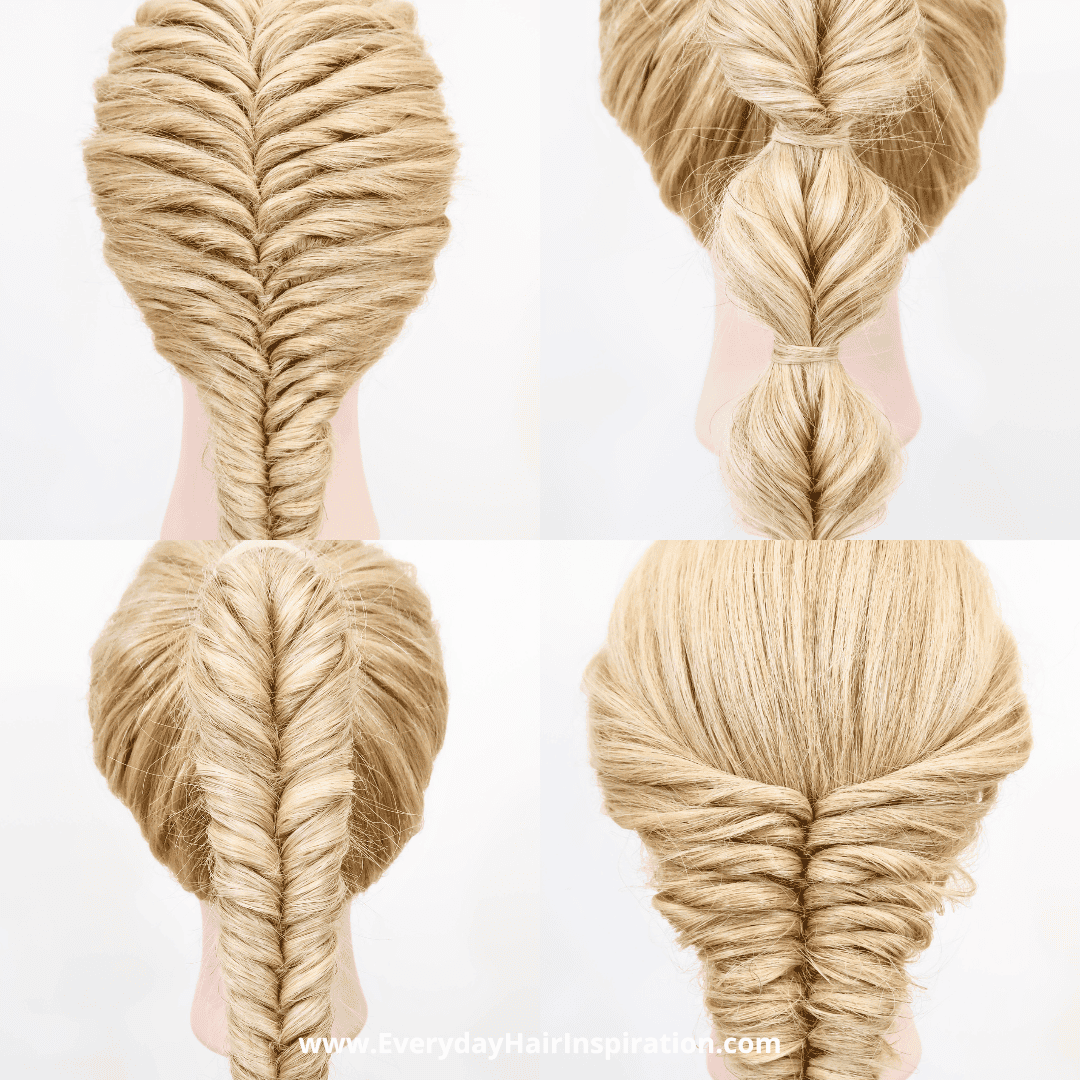 French Fishtail Braid: How To French Fishtail Your Own Hair - Luxy