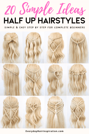 Half up hairstyles